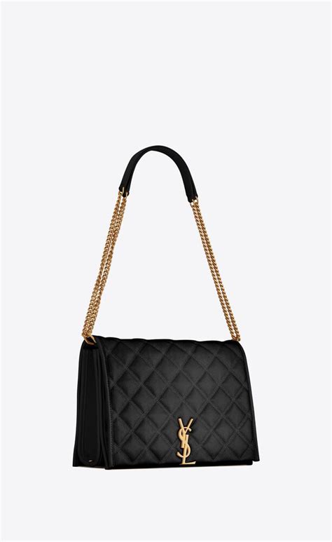 ysl small becky|SAINT LAURENT Lambskin Quilted Small Becky .